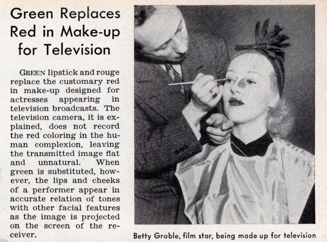 1938: Early Television Makeup
