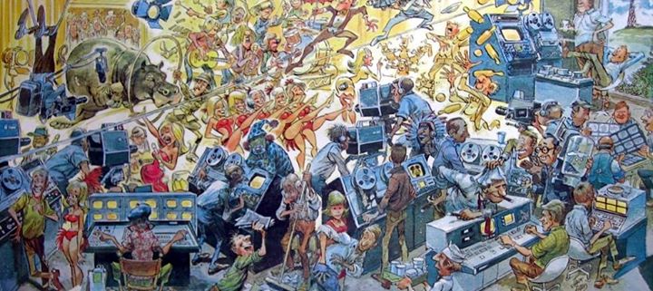 The Ampex NAB Poster By MAD Artist Jack Davis Eyes Of A