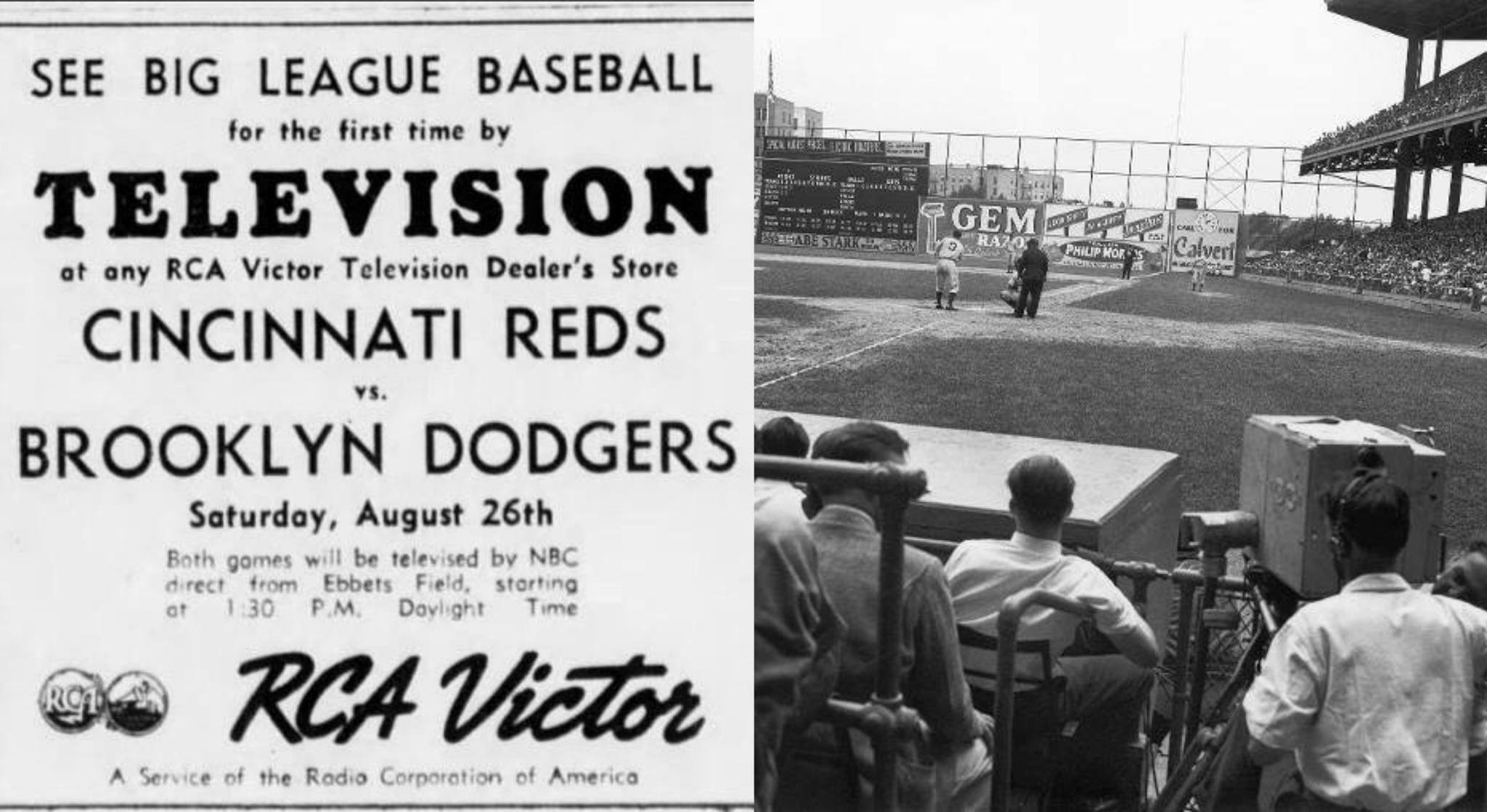 Baseball comes to Television August 1939